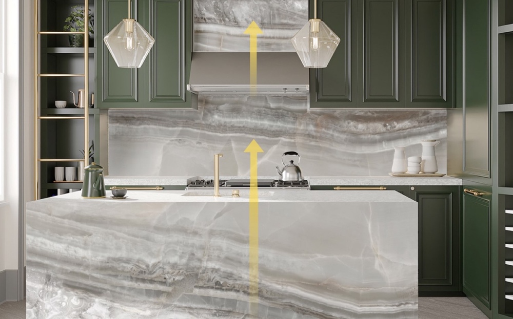 kitchen setting Fremont bioquartz